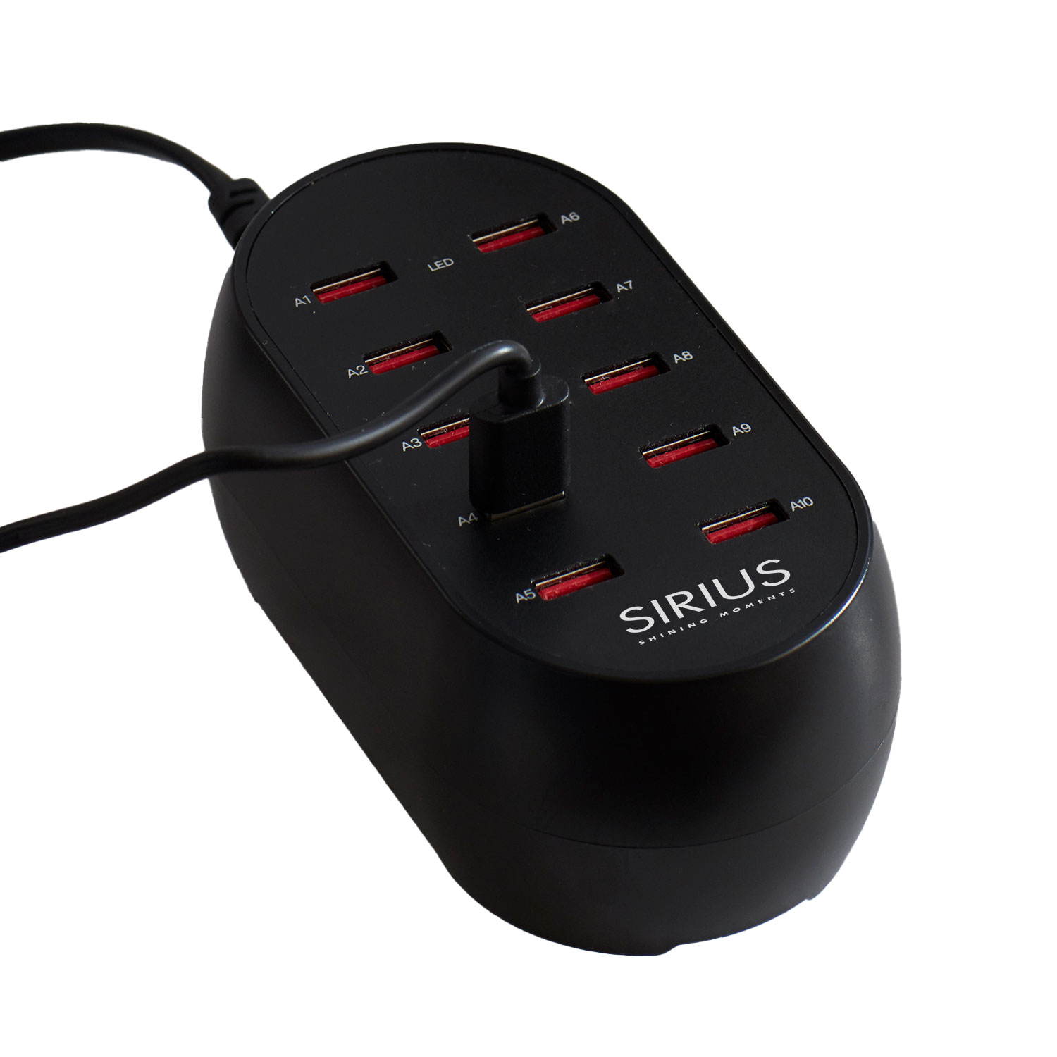 Sirius USB Charger 10 ports